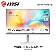 MSI Modern MD272QXPW - 27" 2560x21440 WQHD / 100Hz / IPS / 1ms MPRT, 4ms GTG / Anti-glare Monitor