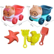 SET OF ANIMALS TRUCK TOYS and SAND TOYS FOR KIDS