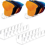 1pcs Baseball Cap Storage Rack Acrylic Durable Baseball Cap Curved Display Rack Holds Up To 7 Caps
