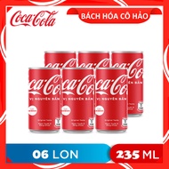 LỐC 6 LON NƯỚC NGỌT VỊ NGUYÊN BẢN ORIGINAL TASTE COCA COLA 235ML