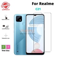 TEMPERED GLASS REALME C21 ANTI-SCRATCH CLEAR GLASS BEST QUALITY