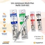 Uni Jetstream Multi-Pen Refill (SXR-80) - Versatile Writing Instrument with Hybrid Ink Formula | Available in 3 Tip Size