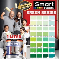SINAR SMART WOW EMULSION PAINT  1 LITER Cat Batu Cat Dinding Dalam CAT RUMAH Interior Wall Finish ( 