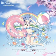 Piglet🏅Trendy Play Free Shipping Re: Zero-Starting Life in Another World Rem Emilia HD Stand Anime M