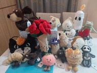 稀有 絕版 全新 退休 英國 London Jellycat Retired 玫瑰花束 手棒花 手捧花 水蜜桃 吐司 方包 麵包 臘腸狗袋 啫喱貓袋 Jack 牛角包 臘腸狗 哥基 柯基 骷髏骨 Bo