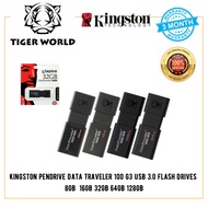 TigerWorld Kingston Pendrive Data Traveler 100 G3 USB 3.0 Flash Drives 8GB 16GB 32GB 64GB 128GB
