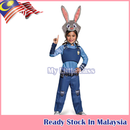 Zootopia Judy Hopps Classic Toddler Costume Rabbit Animal Dress up Costume