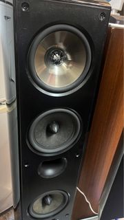 KEF XQ40 floor stand speaker 座地喇叭 （其中一隻中音單元有瑕疵)