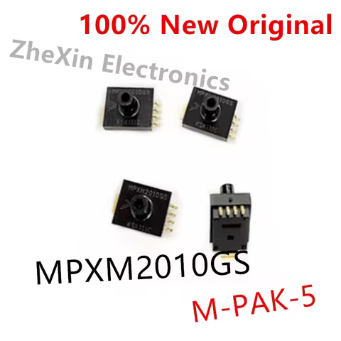 1PCS/Lot MPXM2010GS 、MPXM2053GS 、MPXM2202GS 、MPXM2202AS New pressure sensor MPXM2010GST1 、MPXM2053GS