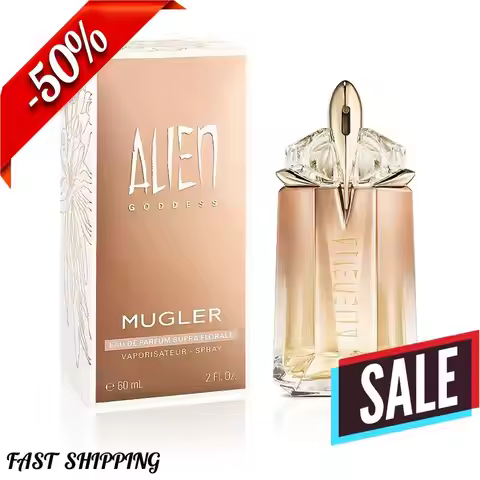 MUGLER Goddess Intense Eau de Parfum Women's Perfume Floral & Woody With Bergamot, Jasmine, and Vani