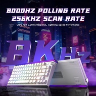 ATTACK SHARK R85HE Wired Gaming Keyboard, Magnetic Switch, 8KHz Polling, 0.005mm RT Precision, 5-Lay