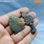 Aksesoris Dekorasi Semar Mesem Miniatur Kuningan Sari Tebal