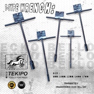 ORIGINAL TEKIPO SOCK T-TYPE 8 10 12 14 17 MM BLACK T-SOCKET WRENCH/ TOOLS - TOOLS