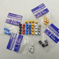 Rays aluminum air valve cap 4 pieces tayar kereta / motor air penutup cover