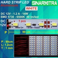 Hard Strip LED SMD 5730 White/White 14 Watt 1 meter