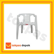 [Khusus Gojek/Grab] Bangku Plastik Bangku Sandar Santai Kursi Plastik Senderan Tangan Kualitas Premi