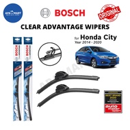 Genuine Bosch Clear Advantage U Hook Wiper Set for Honda City T9A / GM6 (Year 2014-2020) (BCA26"/BCA