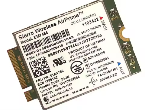 Wireless Adapter Card for 01AX746 01AX748 Lenovo Thinkpad GOBI6000 EM7455 4G WWAN L570 T470 X270 L47