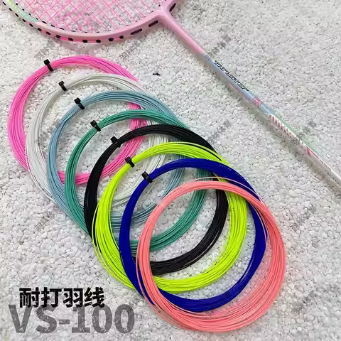 Original VS-100 Badminton Racket Strings Durable Nylon Pack of 5 pcs Original String for Badminton R