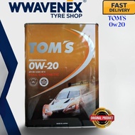 ENGINE OIL Toms 5W30/5W-30 Full Synthetic Engine Oil 4 Liter