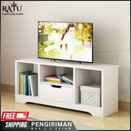 Minimalist TV Table Wooden Buffet 90cm TV Cabinet Multipurpose TV Shelf Modern TV Cabinet Ratu Furni
