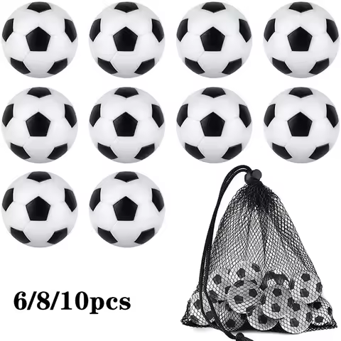 6/8/10pcs Tabletop Soccer Replacement Ball 32mm Soccer Player Gift Game Accessories Parent-Child Int