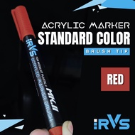 RVS marker - acrylic marker soft tip - gundam marker - red