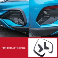 กันชนหน้าสำหรับ BYD Atto 3หยวนบวก2022อุปกรณ์ลายรถจัดแต่งทรงผมคิ้วเปลือกตาไฟตัดหมอกกันชน