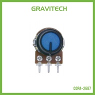 [Gravitechthai]10K Ohm Linear Potentiometer 15mm Shaft with Cap-Breadboard Friendly