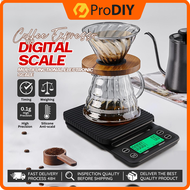 Electronic Coffee Espresso Digital Scale 3000g Weighing Scale Kitchen Scale Timbang Penimbang Digita