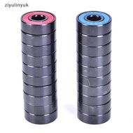 ziyulinyuk 10Pcs/set 608 2RS Bearing Deep Groove Steel Sealed Bearings 608RS 608-2RS EN