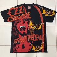 KAOS OZBOURNE Ozzy BAND VINTAGE BOOTLEG THAILAND SAMPING AOP ALL OVER PRINT FULL PRINT