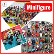 Mainan Lego Blok Random 1 pcs Minifigures Mini Figures boy girl Super Heroes City Friends Building B