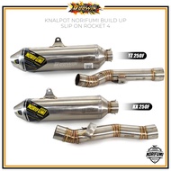 Original NORIFUMI Exhaust BUILD UP SLIP ON ROCKET 4 KX 250 F YZ 250F TORC KTM 125 2 Stroke SLIP ON E
