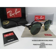Italian Ray &amp; ban club Master fashion casual men's and women's half-frame sunglasses