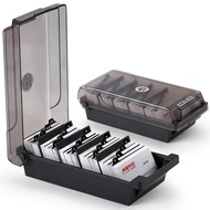 [whfashionkk] Large Capacity Business Card Holder Box Business Card  Storage Box Organizer Index Car