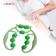 [Lohobby] Massage Roller Handheld Massage Tool 9 Wheels Muscle Roller Leg Massager for
