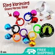 SEMPATI Ring Cincin Gelang Burung Merpati Dara Klip Clip Polos Ada Loncengnya Klintingan Kerincing R