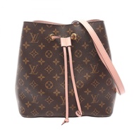路易威登 NeoNoe 單肩斜背包 M44022 Monogram 帆布 粉紅色 二手 LV