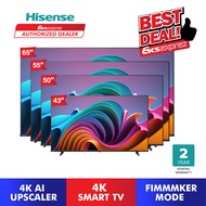 Hisense E6N/E6Q 4K UHD Voice Control Smart TV/ Dobly Vision 43E6N/50E6N/55E6N/65E6N/43E6Q/50E6Q/55E6