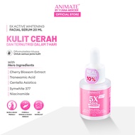 Animate 5x Active Whitening Facial Serum 20 ml / Serum Wajah Untuk Mencerahkan & Melembapkan Kulit