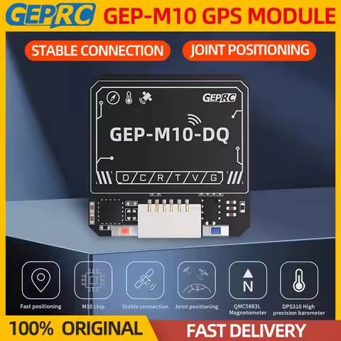 GEPRC GEP-M10 Series GPS Module M10-DQ Built-in Flash Chip Joint Positioning Light Weight For RC FPV