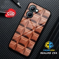 HP REALME C33 Case REALME C33 Kaisarcasehp [Brown] Casing Aesthetic Case Anime Characterhp Casing Cu