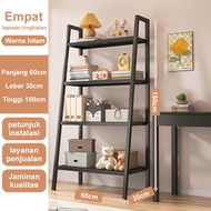 Rak besi susun Rak Penyimpanan Rak Ruang Tamu Rak Bunga Rak Susun Besi Lerberg Ikea 5 Tingkat Dengan