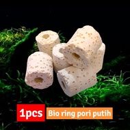 DIJUAL PER PCS Media Filter Aquarium Kolam Rumah Bakteri Bio Ring Pori