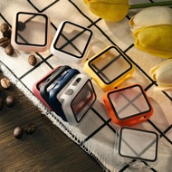 Tempered Glass+cover for Apple Watch 9 8 7 41mm 45mm 11 10 46mm 42mm  Series 6 5 4 44mm 40mm