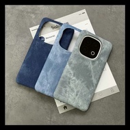 For Vivo IQOO 13 Casing Denim Fabric Hard Phone Case Cover
