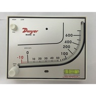 American Dwyer Dwyer Red Oil Pressure Difference Gauge Negative Pressure Gauge Wind Pressure Gauge M