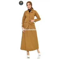 Seragam PNS wanita Baju dinas Pemda Wanita Blazer Pns Wanita Khaki Tua Khaki Muda Termurah Terbaru