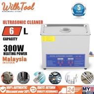 WilkTool🔥6L Ultrasonic Cleaning Machine High Frequency Vibration 40000Hz Wash Cleaner Washing Jewelr